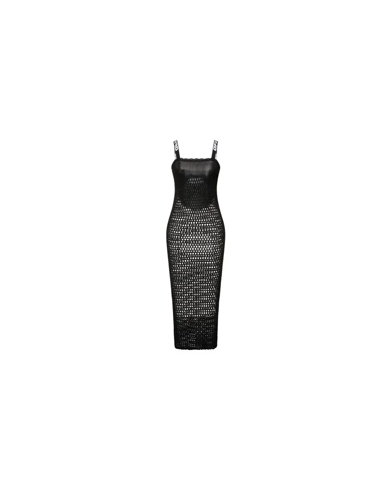 OFF-WHITE KLEIDER - Maxi-Kleiderauf YOOX.COM Schwarz