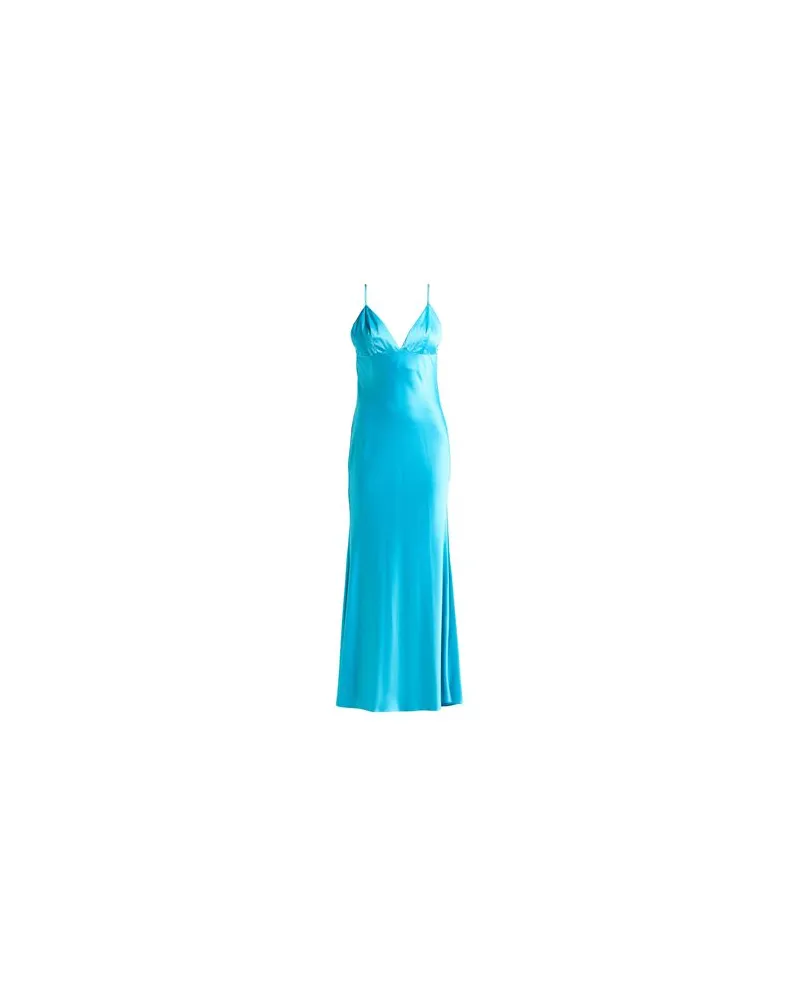 ACTUALEE KLEIDER - Maxi-Kleiderauf YOOX.COM Azurblau