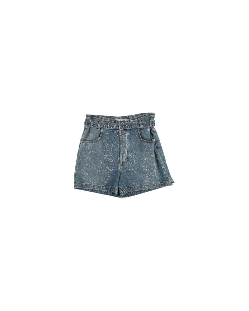 MSGM HOSEN & RÖCKE - Jeansshortsauf YOOX.COM Blau