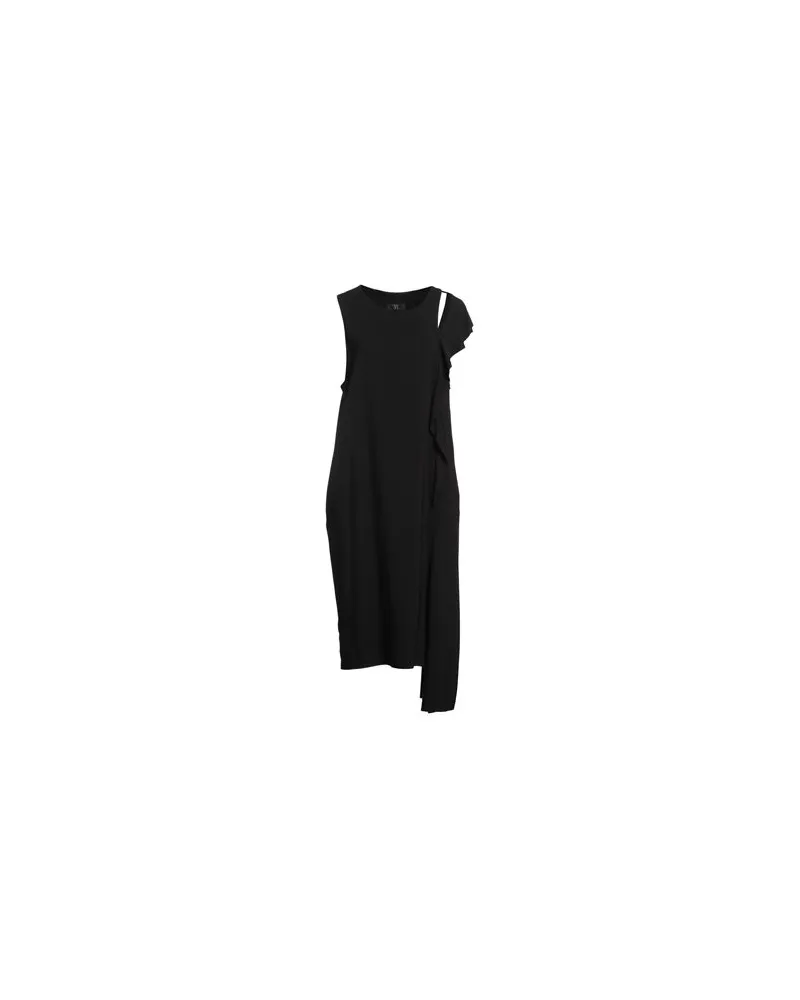 Y'S YOHJI YAMAMOTO KLEIDER - Midi-Kleiderauf YOOX.COM Schwarz