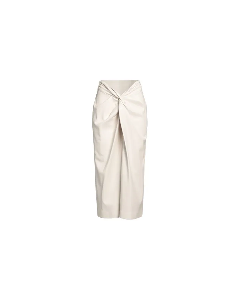 MSGM HOSEN & RÖCKE - Midi-Röckeauf YOOX.COM Cremeweiß