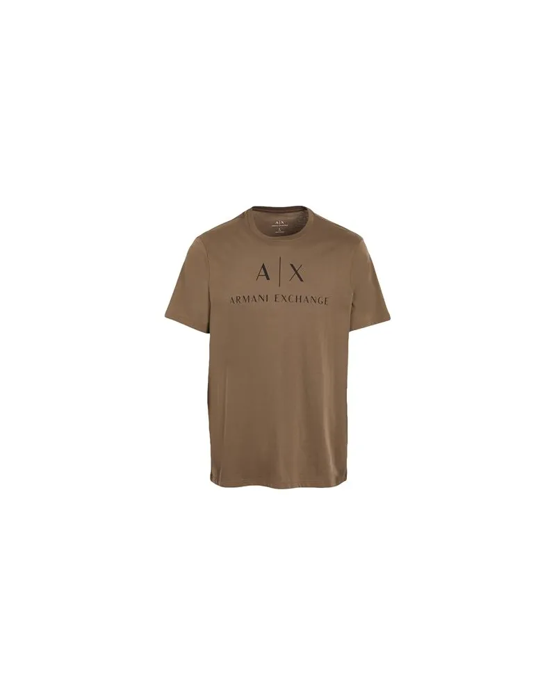 Armani Exchange TOPS - T-shirtsauf YOOX.COM Khaki