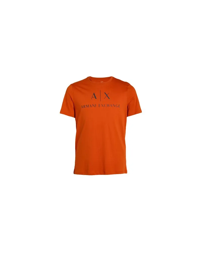 Armani Exchange TOPS - T-shirtsauf YOOX.COM Rostrot