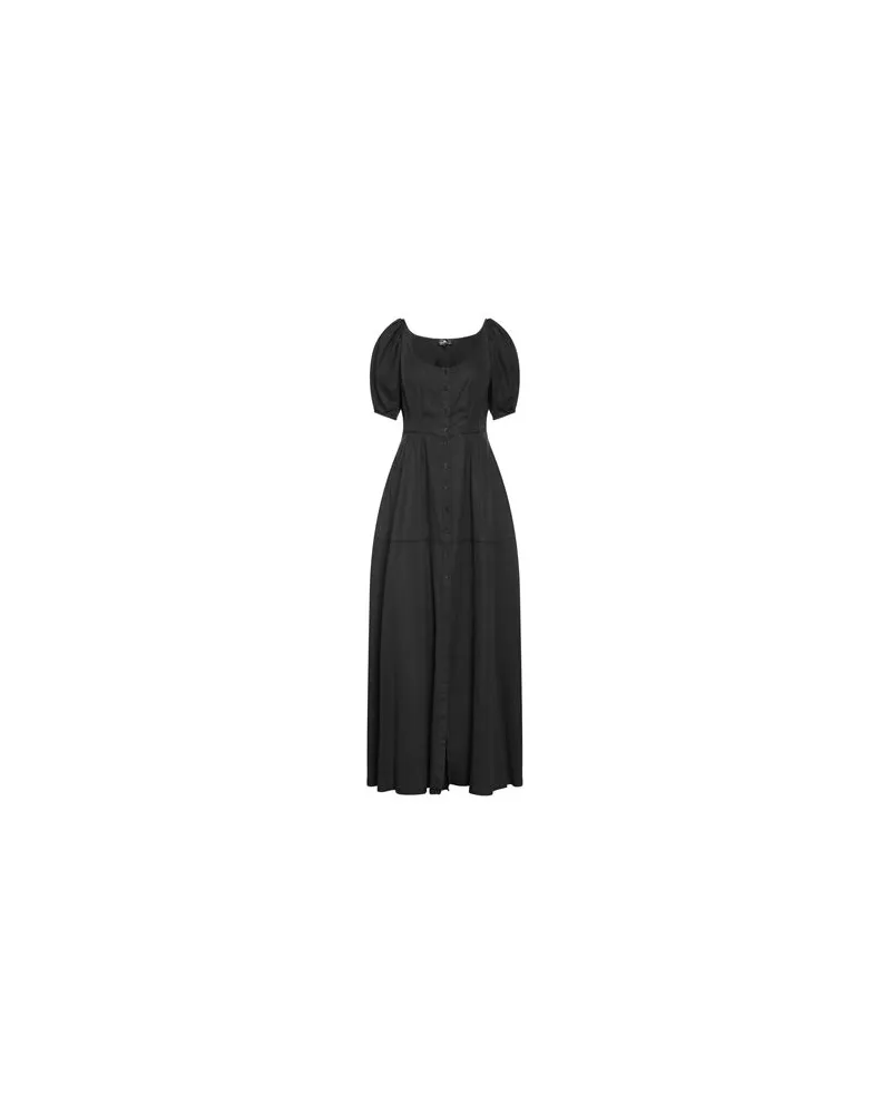 Elisabetta Franchi KLEIDER - Maxi-Kleiderauf YOOX.COM Schwarz