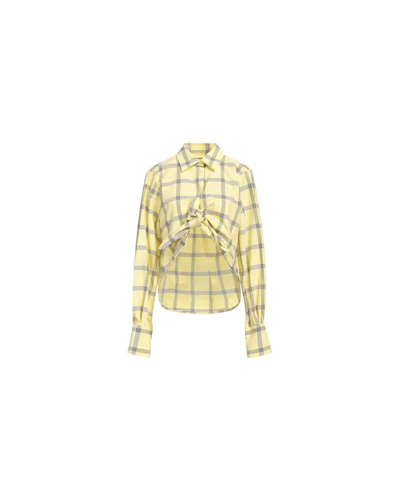 MSGM TOPS - Hemdenauf YOOX.COM Pastellgelb