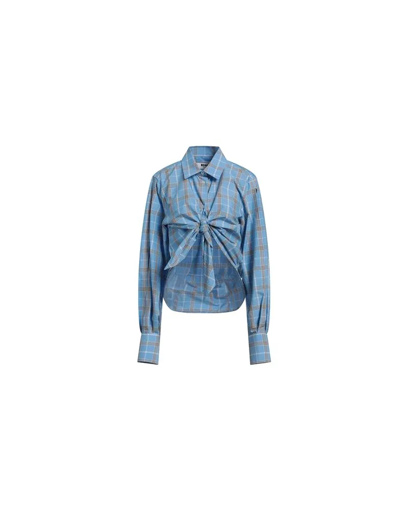 MSGM TOPS - Hemdenauf YOOX.COM Himmelblau