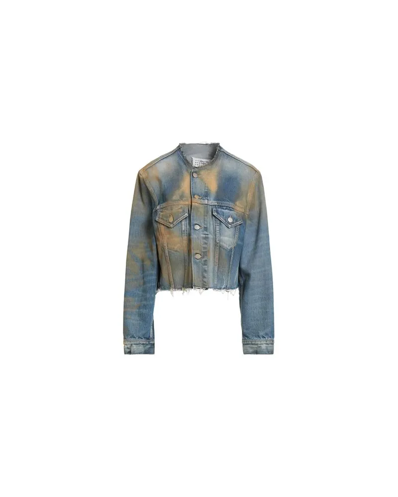 Maison Margiela JACKEN & MÄNTEL - Jeansjacken/Mäntelauf YOOX.COM Blau