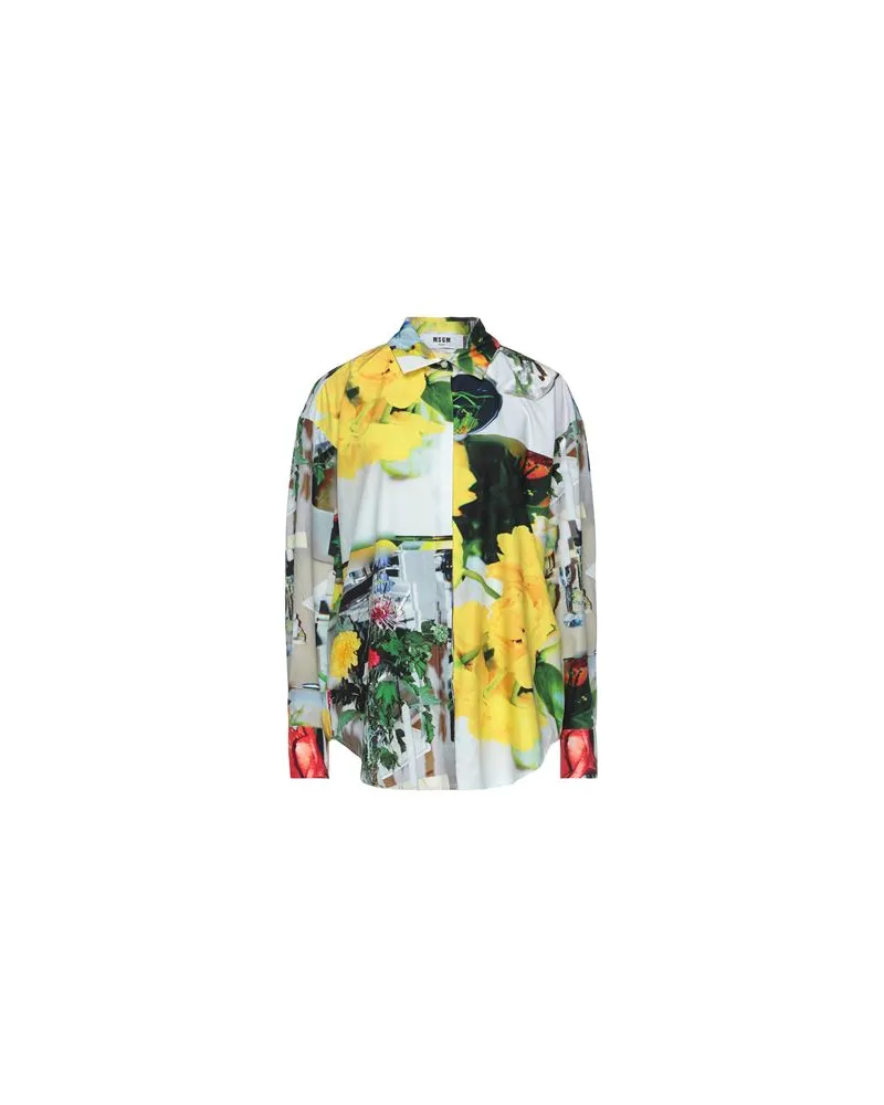 MSGM TOPS - Hemdenauf YOOX.COM Gelb