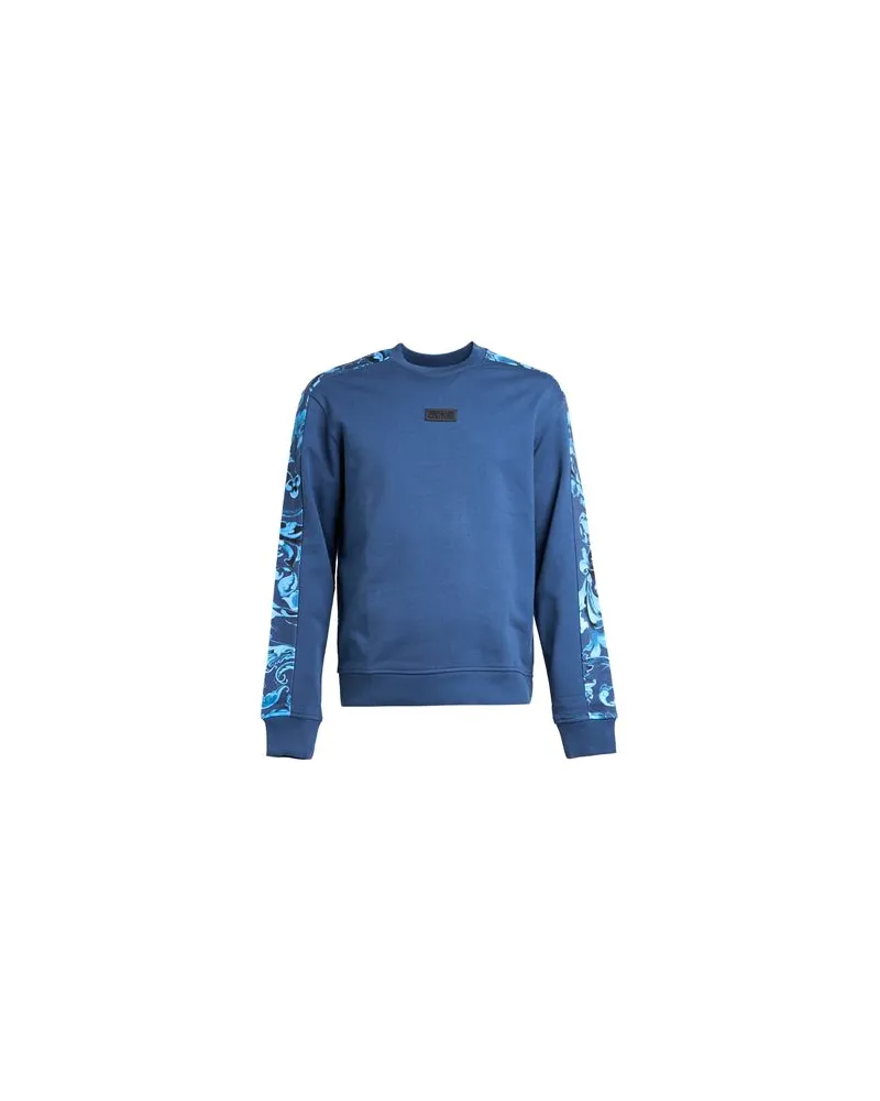 Versace Jeans TOPS - Sweatshirtsauf YOOX.COM Marineblau