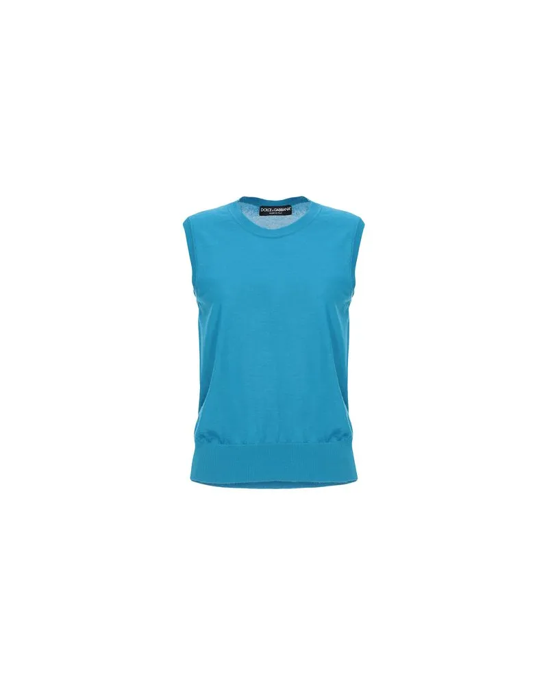 Dolce & Gabbana STRICKWAREN - Pulloverauf YOOX.COM Azurblau