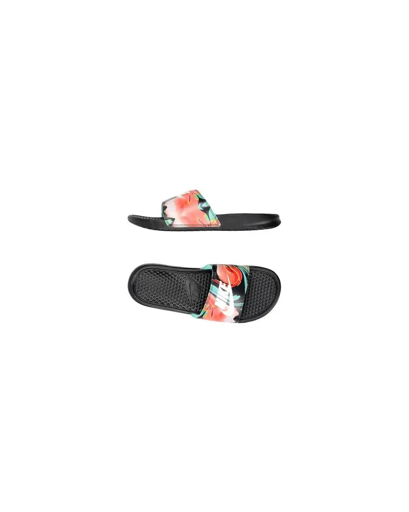 Nike BENASSI JDI PRINT   - BENASSI JDI PRINT - SCHUHE - Sandalenauf YOOX.COM Schwarz