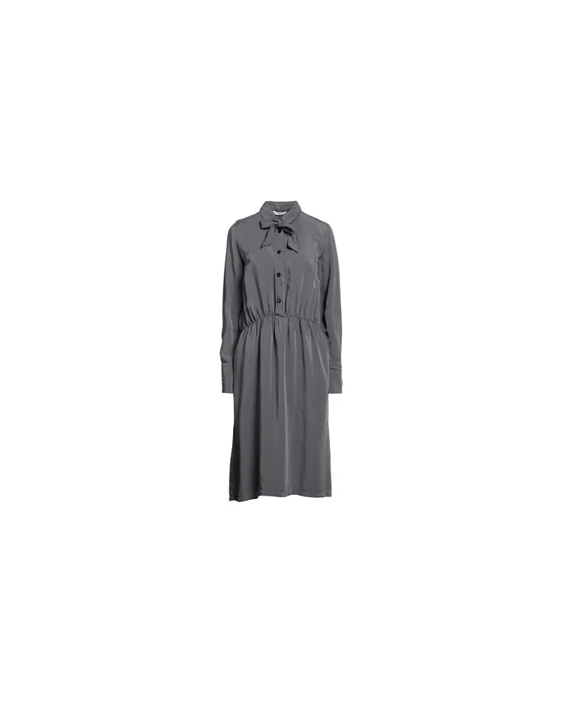 BARENA KLEIDER - Midi-Kleiderauf YOOX.COM Grau