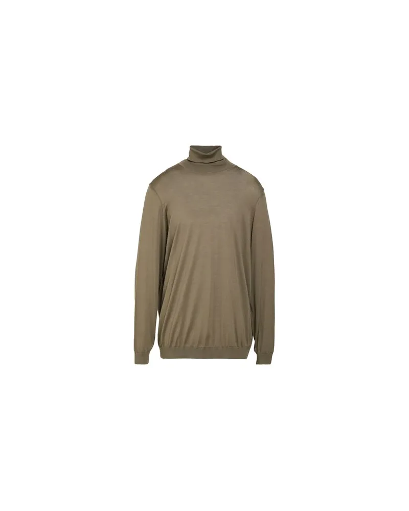 HUGO BOSS STRICKWAREN - Rollkragenpulloverauf YOOX.COM Militärgrün