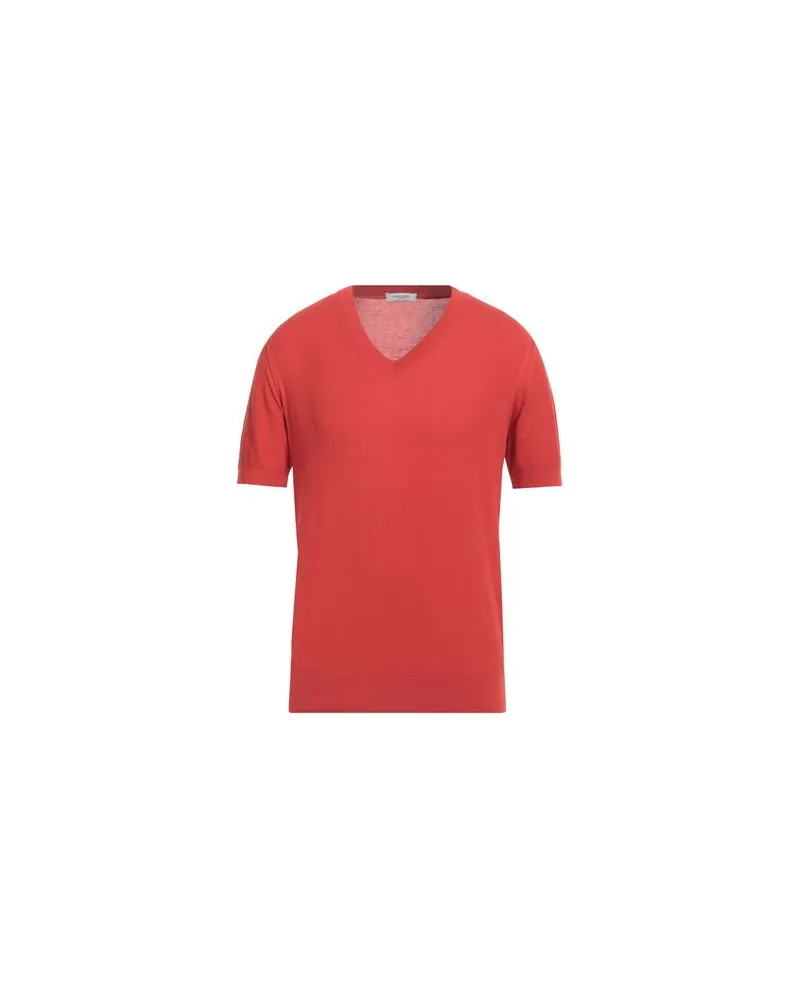 Paolo Pecora Milano STRICKWAREN - Pulloverauf YOOX.COM Tomatenrot
