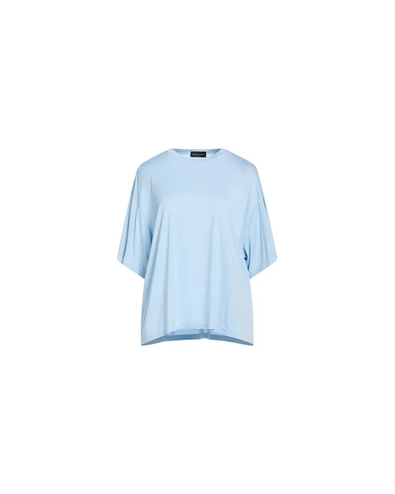 Roberto Collina TOPS - T-shirtsauf YOOX.COM Himmelblau