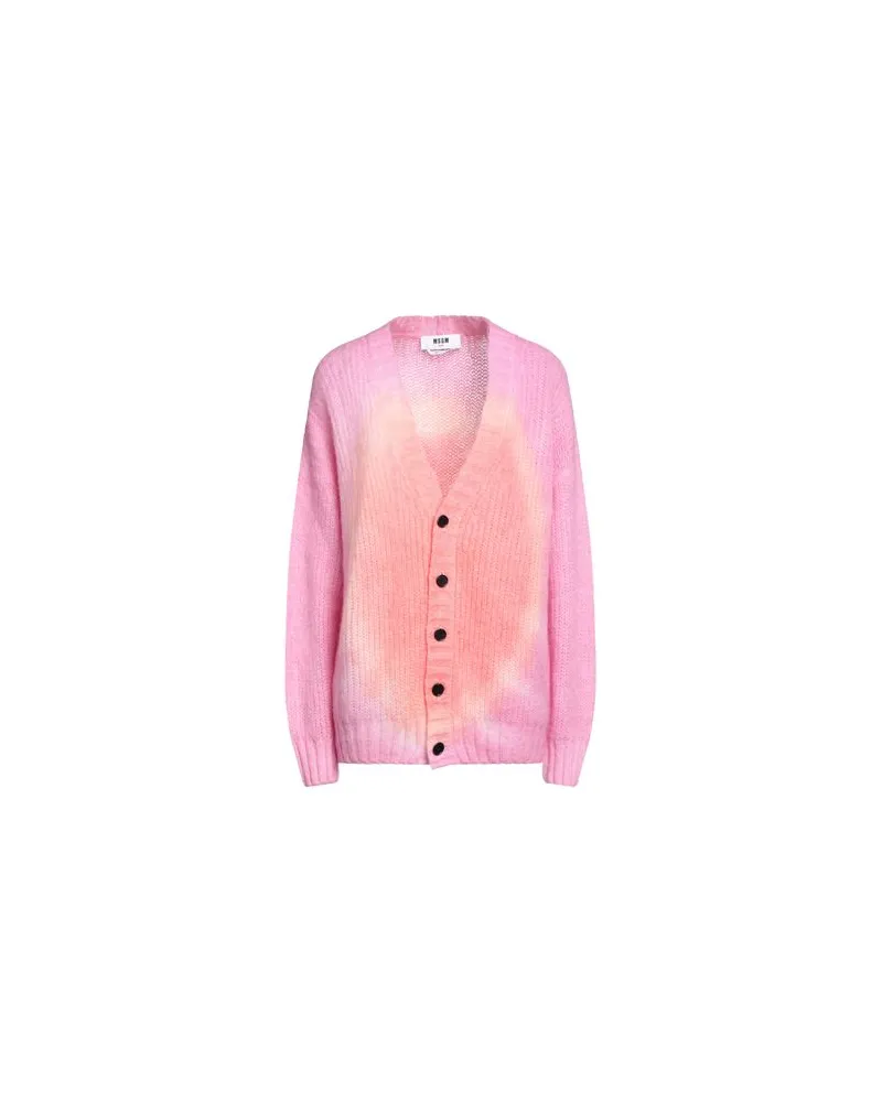 MSGM STRICKWAREN - Strickjackenauf YOOX.COM Rosa