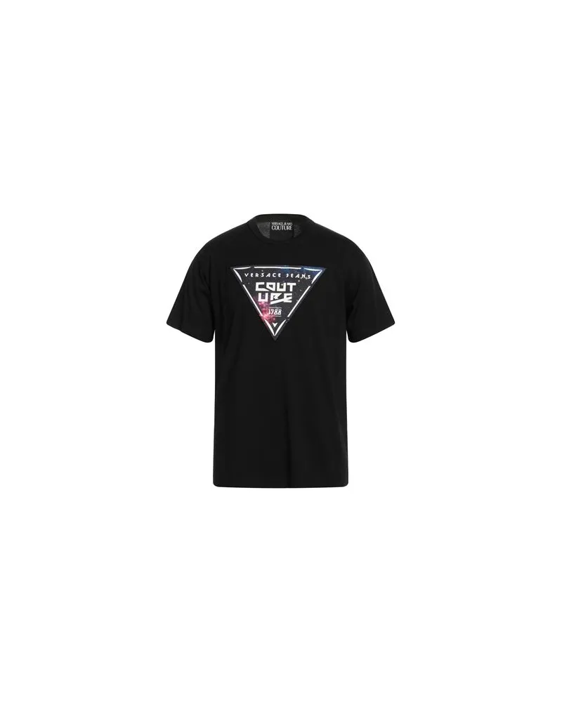 Versace Jeans TOPS - T-shirtsauf YOOX.COM Schwarz