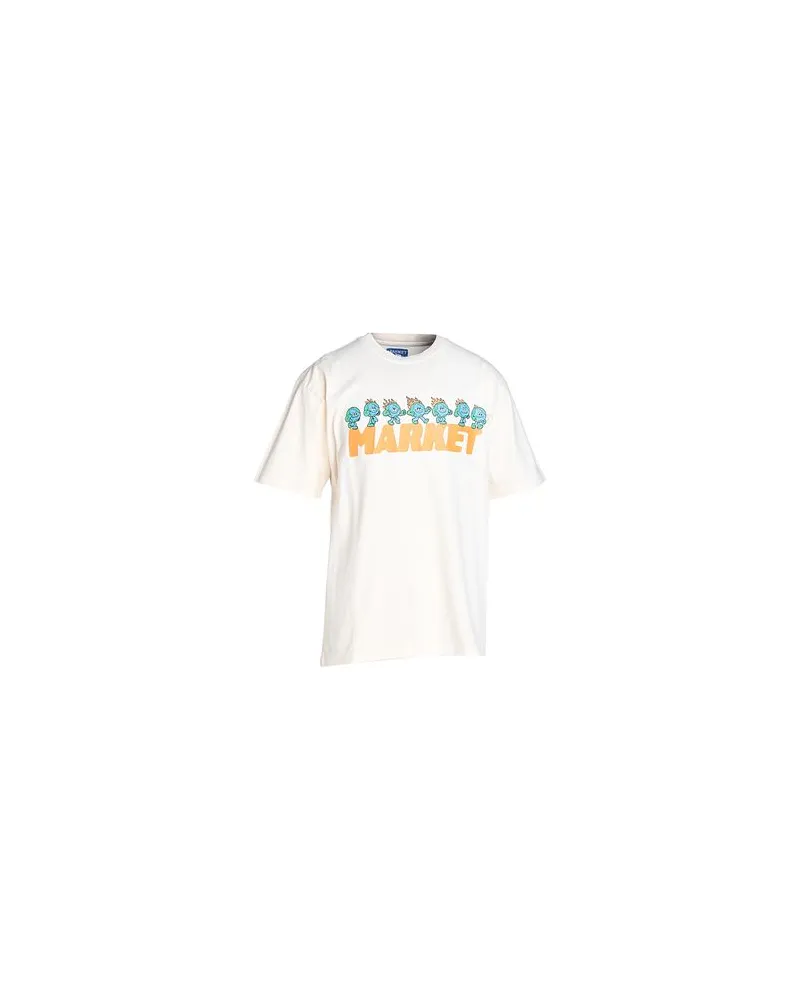 Market KEEP GOING T-SHIRT  - TOPS - T-shirtsauf YOOX.COM Cremeweiß