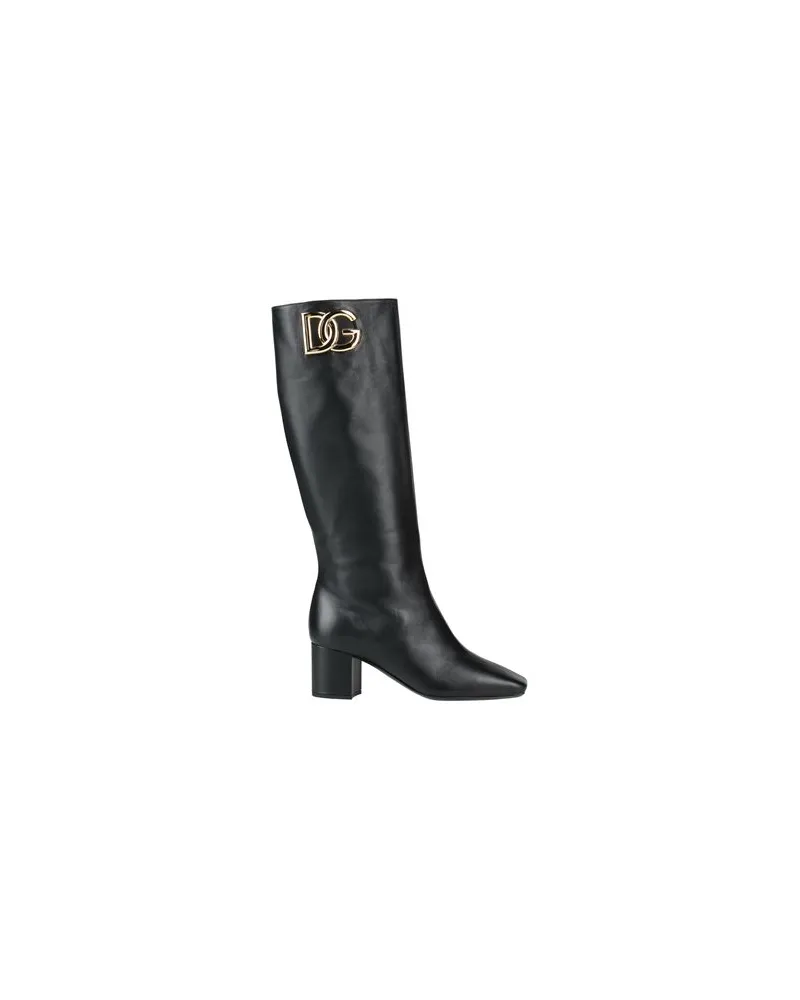 Dolce & Gabbana SCHUHE - Stiefelauf YOOX.COM Schwarz