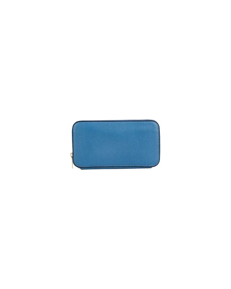Valextra Kleinlederwaren - Brieftaschenauf YOOX.COM Azurblau