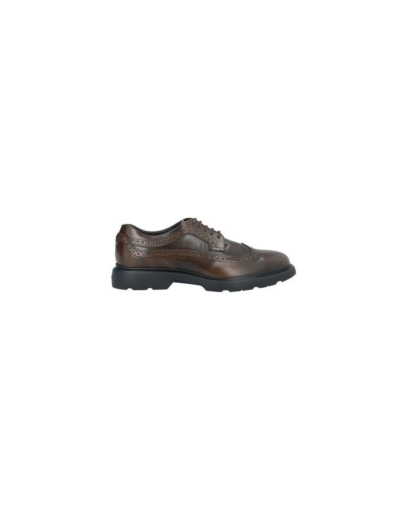 Hogan SCHUHE - Schnürschuheauf YOOX.COM Dunkelbraun