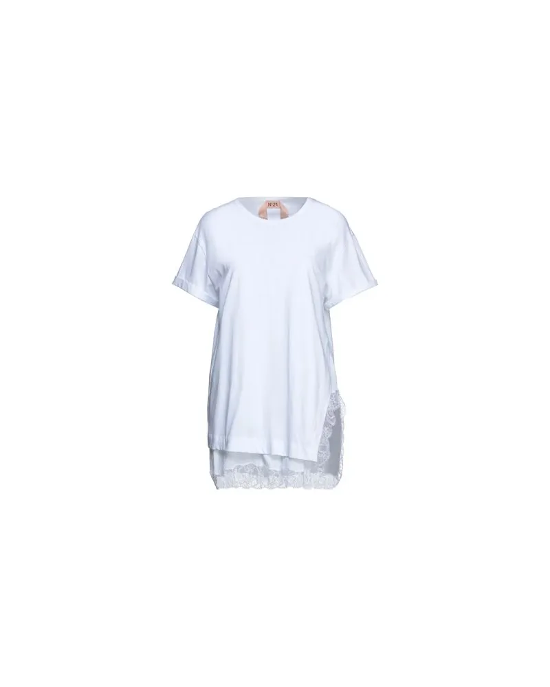 N° 21 TOPS - T-shirtsauf YOOX.COM Weiß
