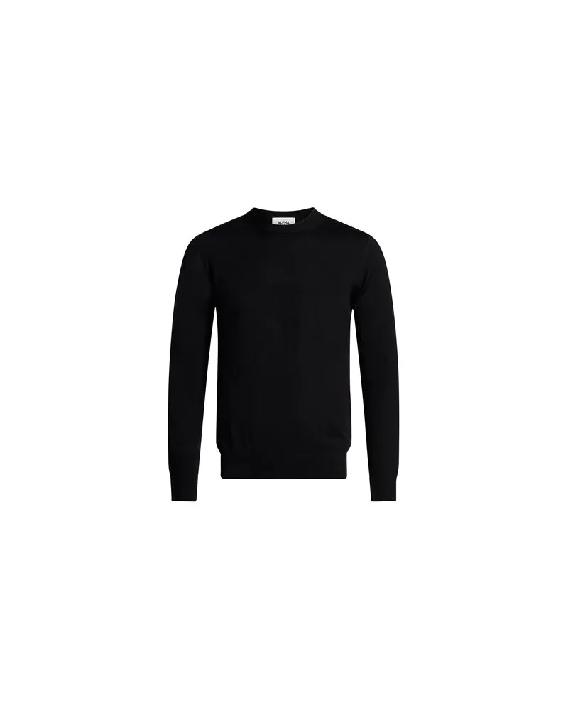 Alpha Studio STRICKWAREN - Pulloverauf YOOX.COM Schwarz