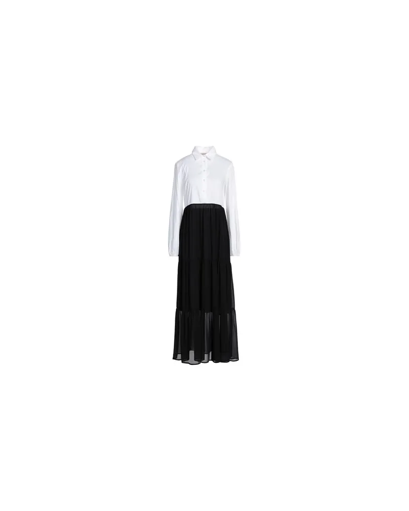 Twin-Set KLEIDER - Maxi-Kleiderauf YOOX.COM Schwarz