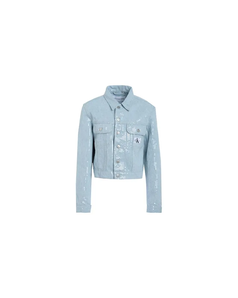 Calvin Klein JACKEN & MÄNTEL - Jeansjacken/Mäntelauf YOOX.COM Blau