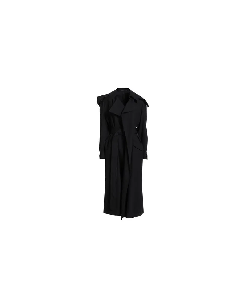 Yohji Yamamoto JACKEN & MÄNTEL - Jacken, Mäntel & Trenchcoatsauf YOOX.COM Schwarz