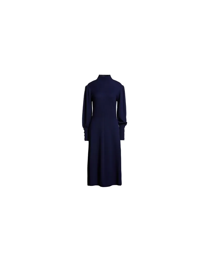 Luisa Spagnoli KLEIDER - Midi-Kleiderauf YOOX.COM Marineblau