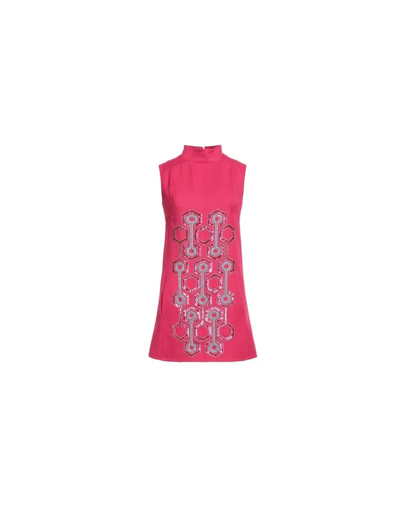 Elisabetta Franchi KLEIDER - Mini-Kleiderauf YOOX.COM Fuchsia