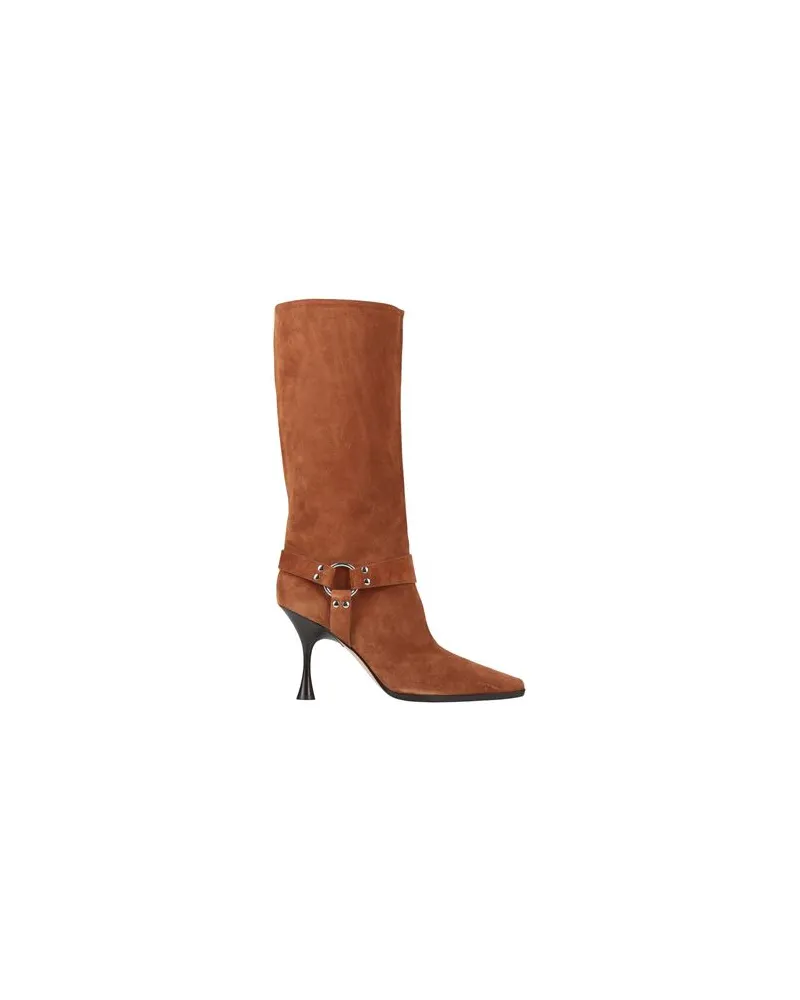 Sergio Rossi SCHUHE - Stiefelauf YOOX.COM Braun