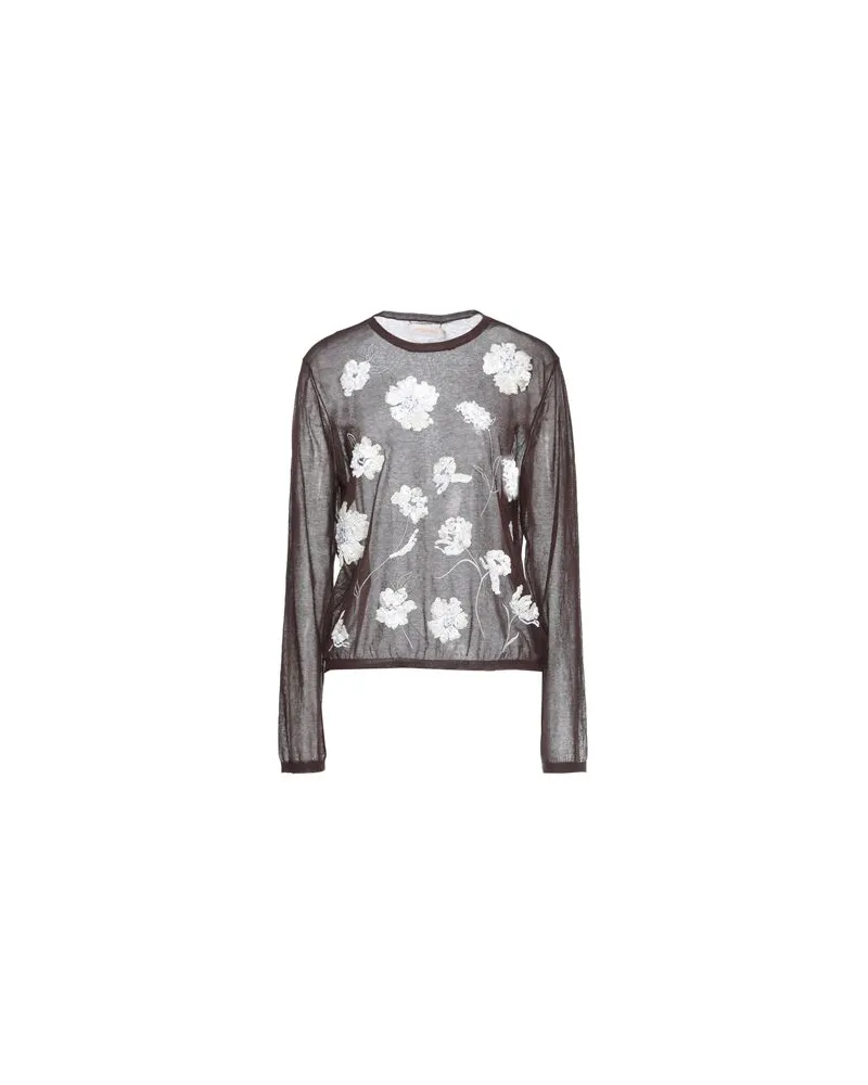 Tory Burch STRICKWAREN - Pulloverauf YOOX.COM Dunkelbraun