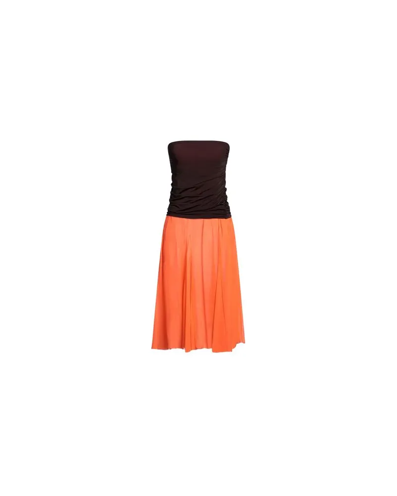 Tory Burch KLEIDER - Midi-Kleiderauf YOOX.COM Orange