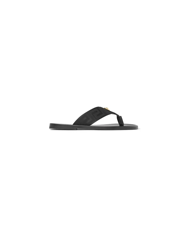 Versace SCHUHE - Zehentrennerauf YOOX.COM Schwarz