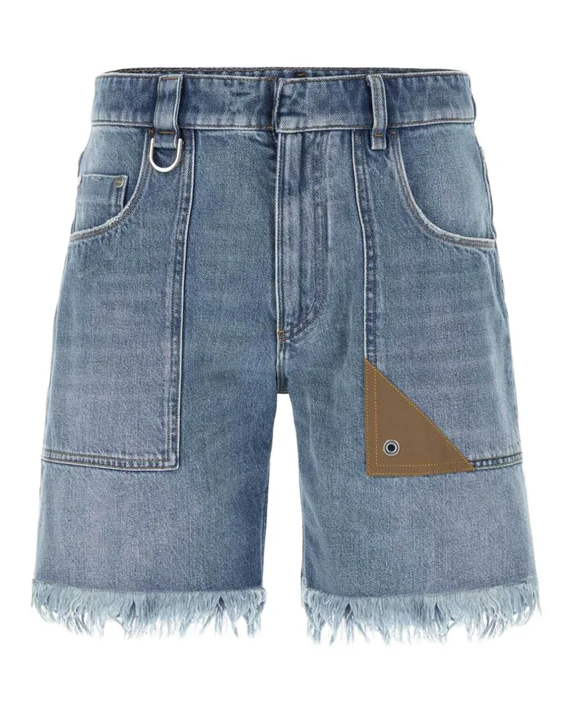 Fendi Jeansshorts Blau