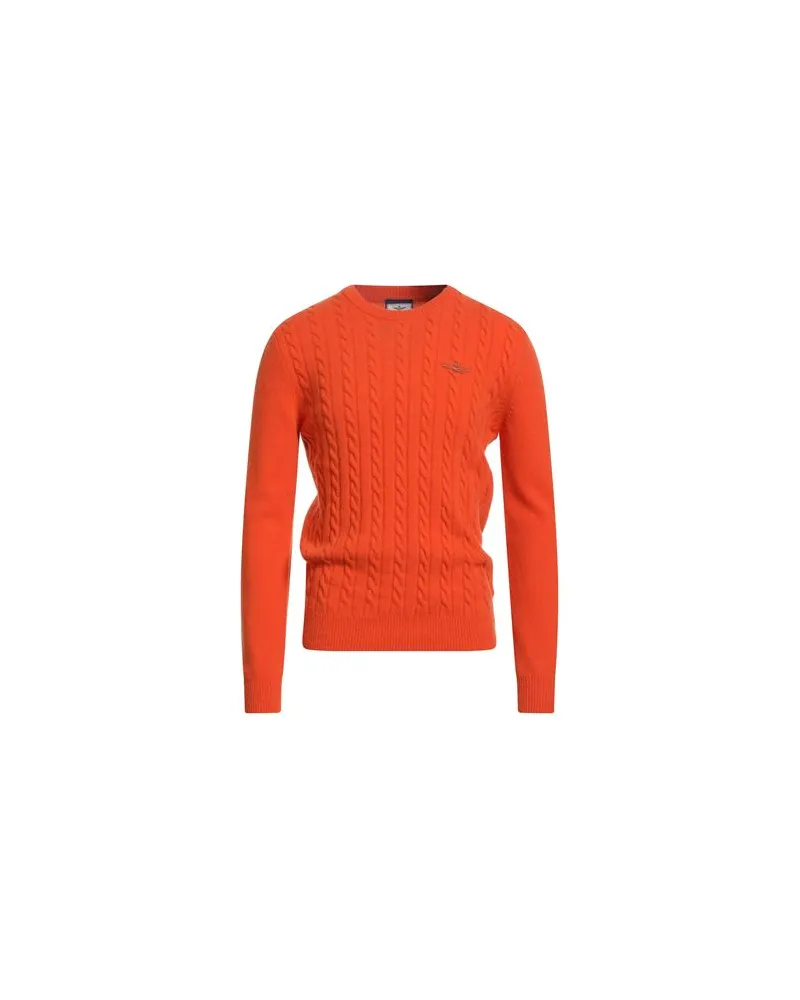 Aeronautica Militare STRICKWAREN - Pulloverauf YOOX.COM Orange