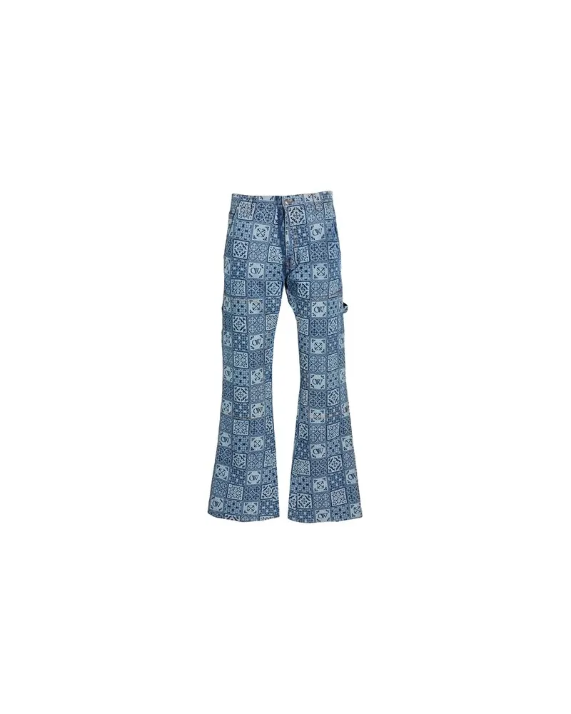 OFF-WHITE HOSEN & RÖCKE - Jeanshosenauf YOOX.COM Blau