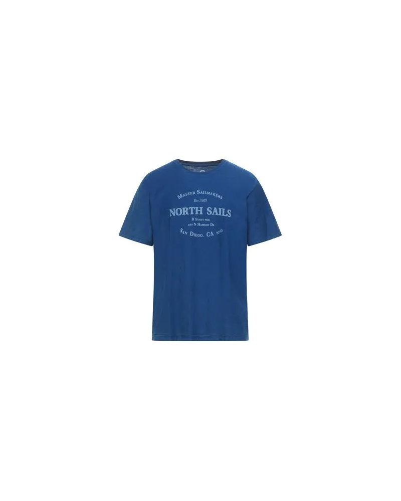 North Sails TOPS - T-shirtsauf YOOX.COM Blau