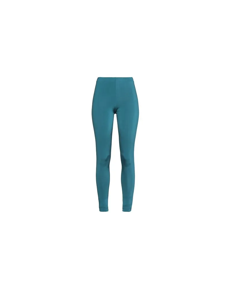 TELA HOSEN & RÖCKE - Leggingsauf YOOX.COM Aquamarin