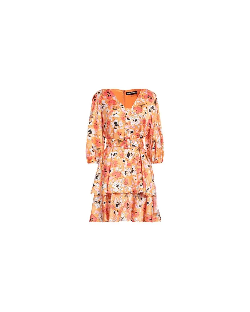 Karl Lagerfeld KLEIDER - Mini-Kleiderauf YOOX.COM Orange