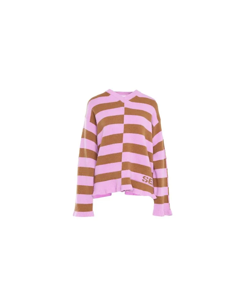 Semicouture STRICKWAREN - Pulloverauf YOOX.COM Lila