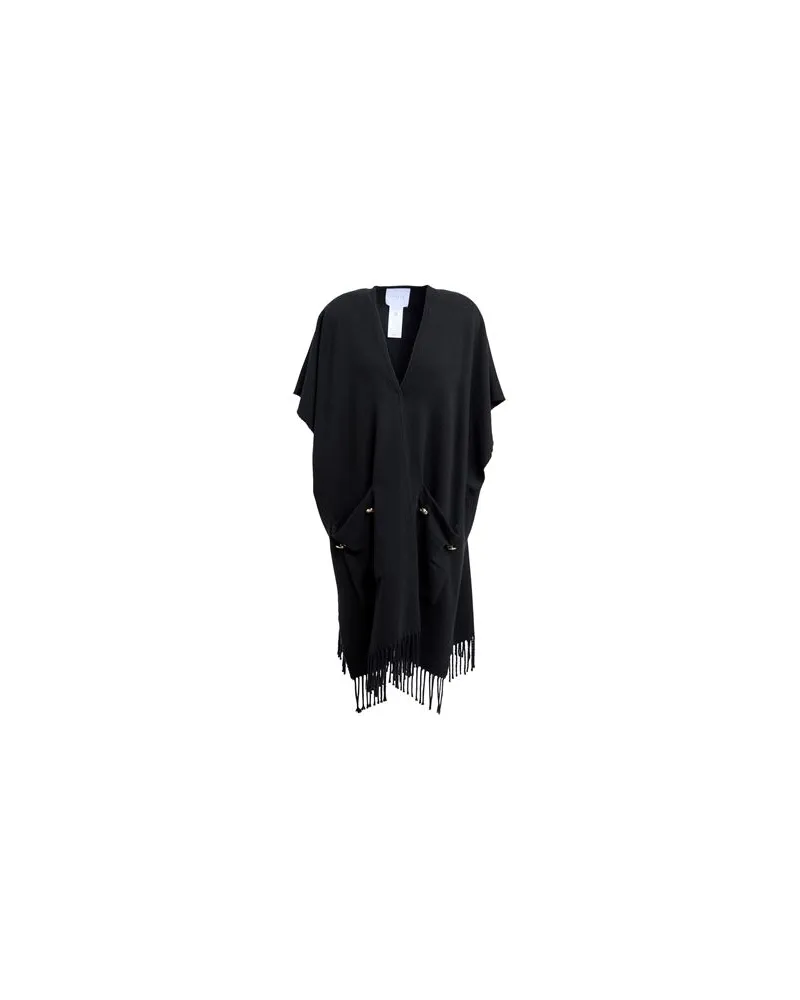 Gaëlle Bonheur JACKEN & MÄNTEL - Capesauf YOOX.COM Schwarz