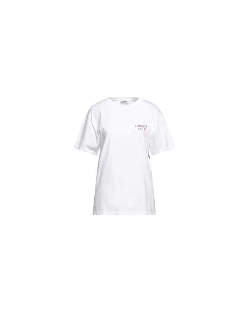 A.P.C. TOPS - T-shirtsauf YOOX.COM Elfenbein