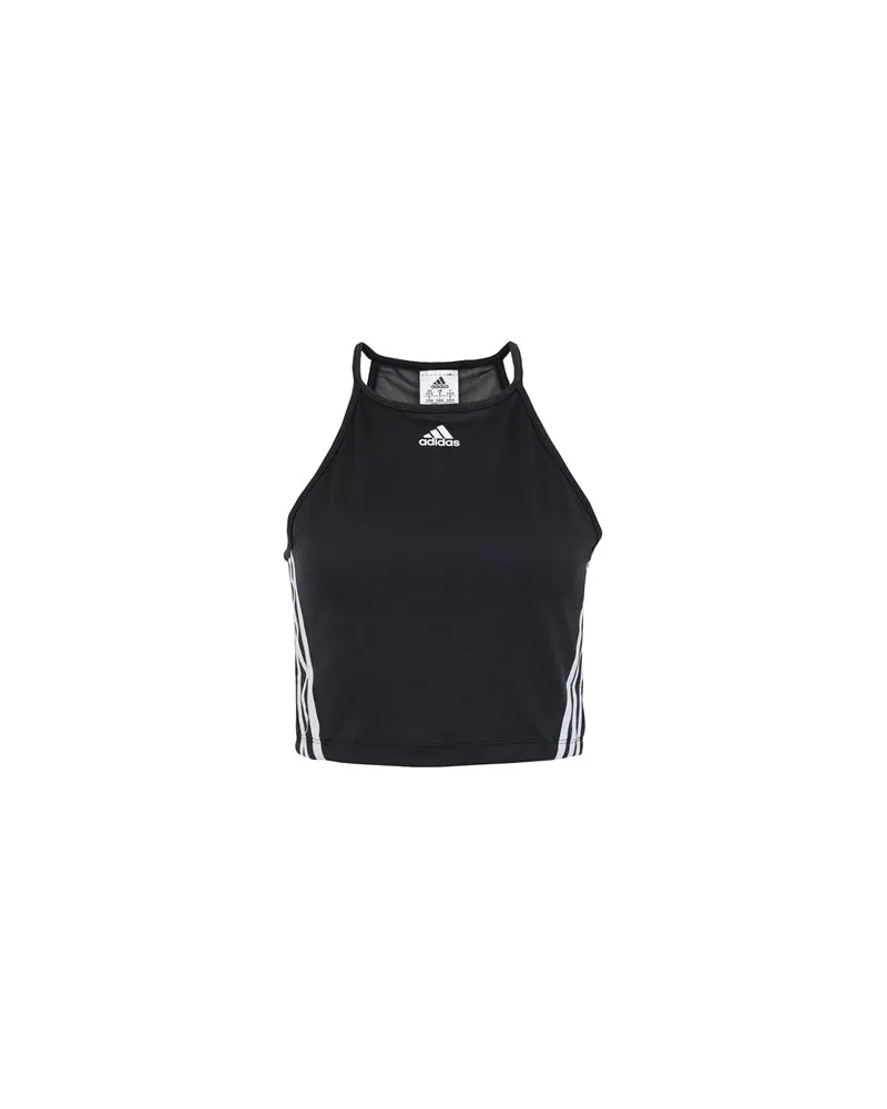 adidas 3S TANK  - TOPS - Topsauf YOOX.COM Schwarz