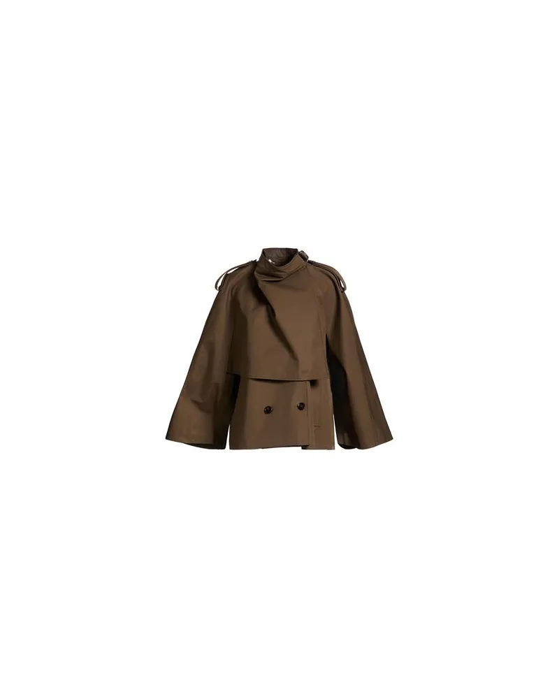 Burberry JACKEN & MÄNTEL - Capesauf YOOX.COM Militärgrün