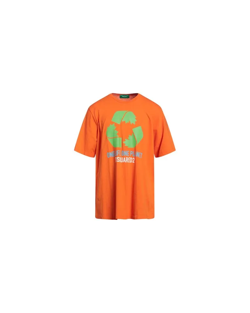 Dsquared2 TOPS - T-shirtsauf YOOX.COM Orange