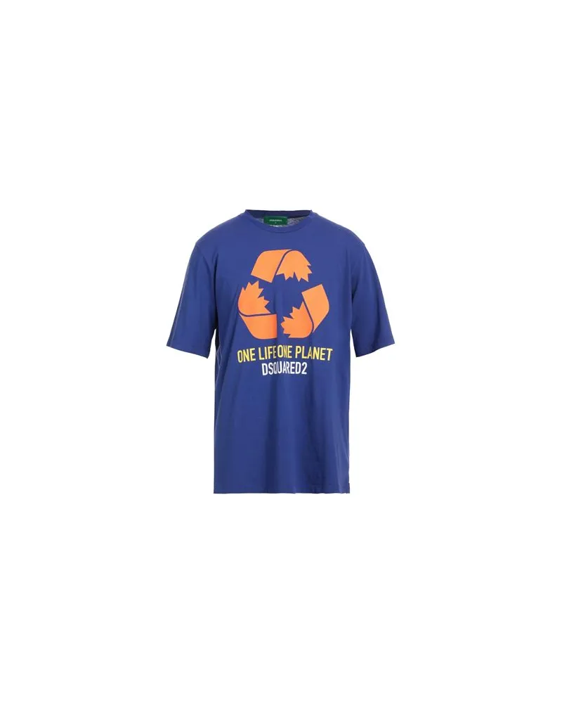 Dsquared2 TOPS - T-shirtsauf YOOX.COM Blau