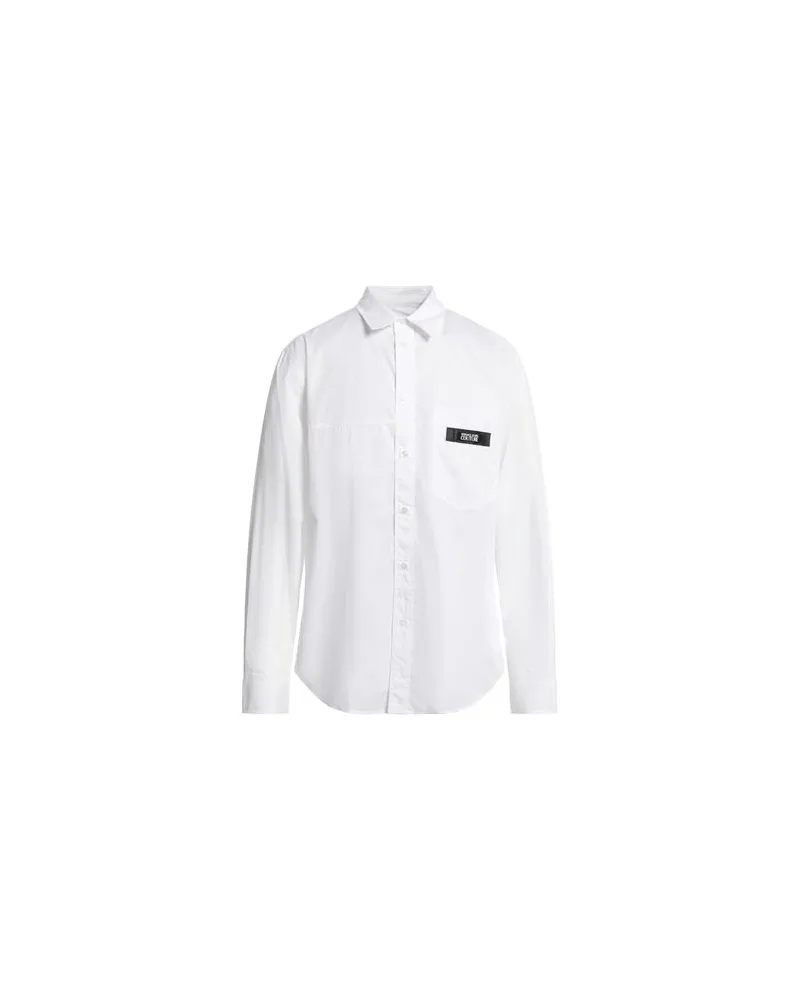 Versace Jeans TOPS - Hemdenauf YOOX.COM Weiß